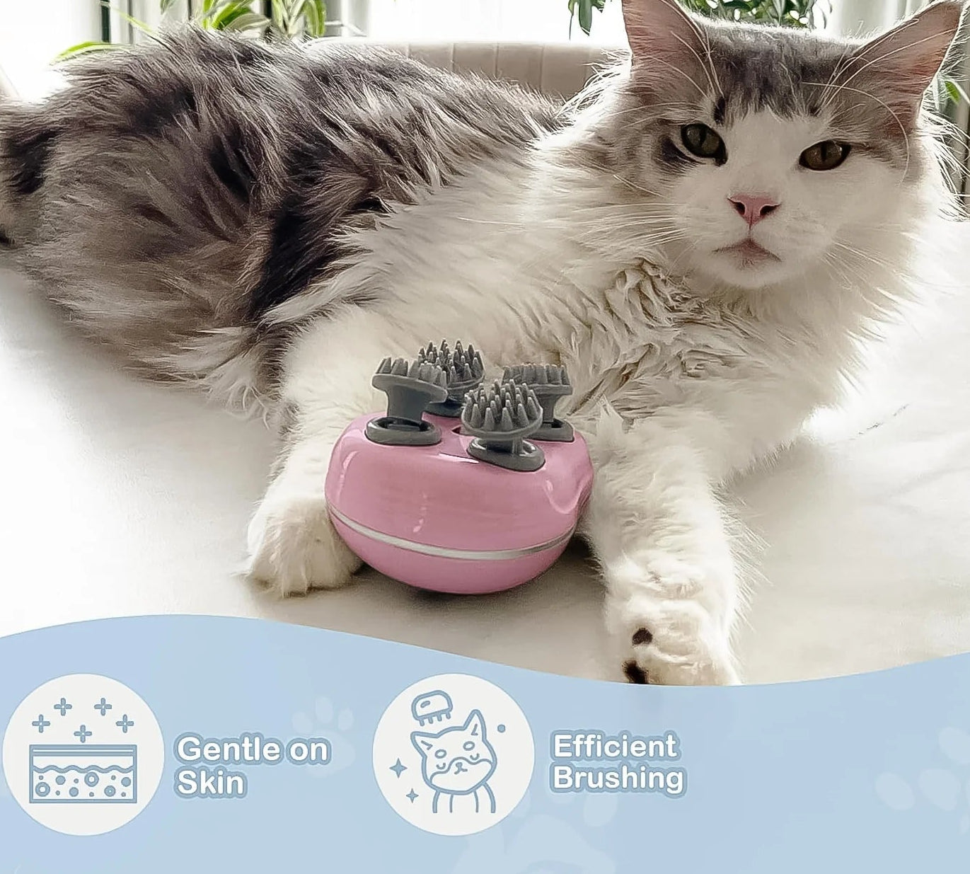PulsePro™ Smart Electric Scalp & Body Massager — For Humans & Pets