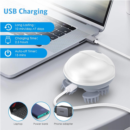 PulsePro™ Smart Electric Scalp & Body Massager — For Humans & Pets